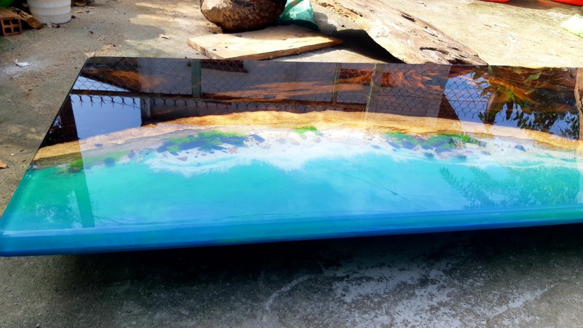Bàn ăn epoxy kiểu bãi biển 23021 ban-an-epoxy-kieu-bai-bien-23021
