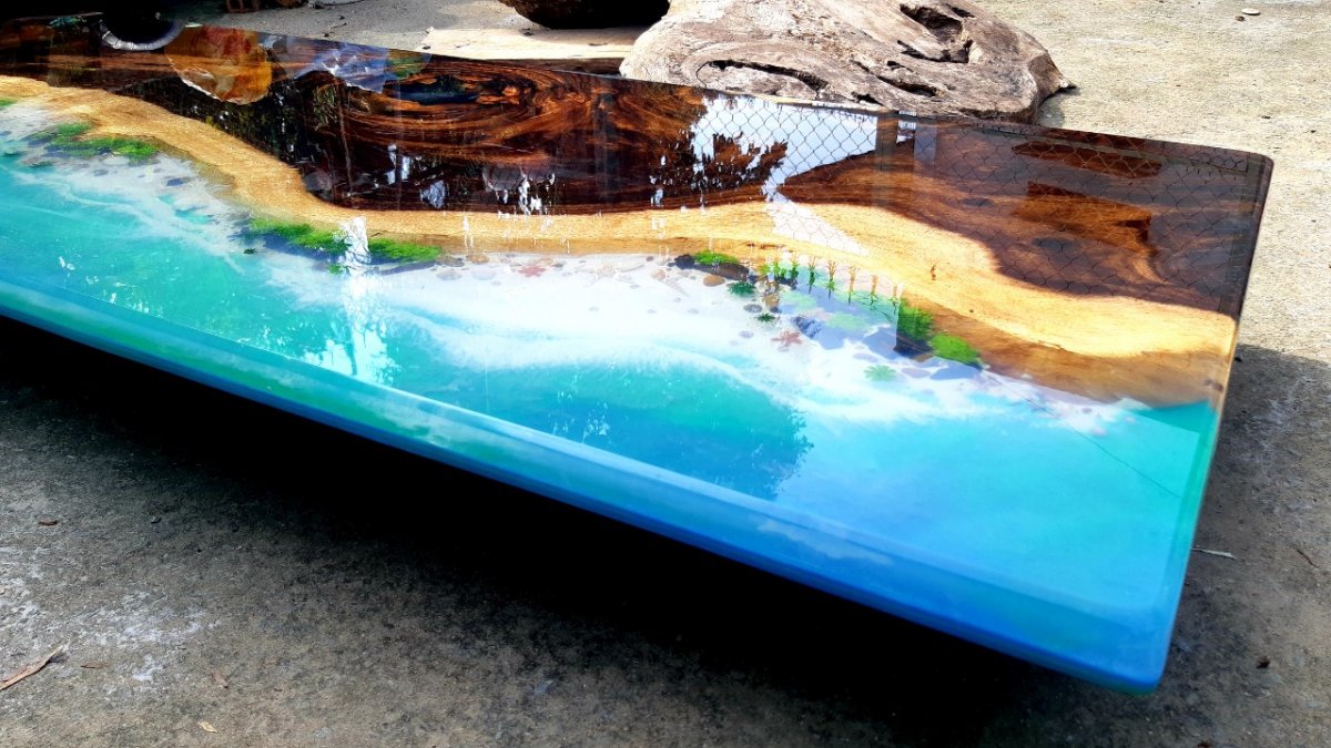 Bàn ăn epoxy kiểu bãi biển 23021 ban-an-epoxy-kieu-bai-bien-23021